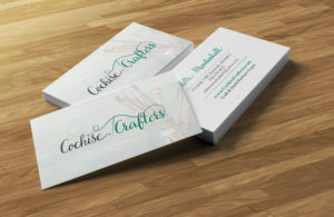 Business cards and brochures